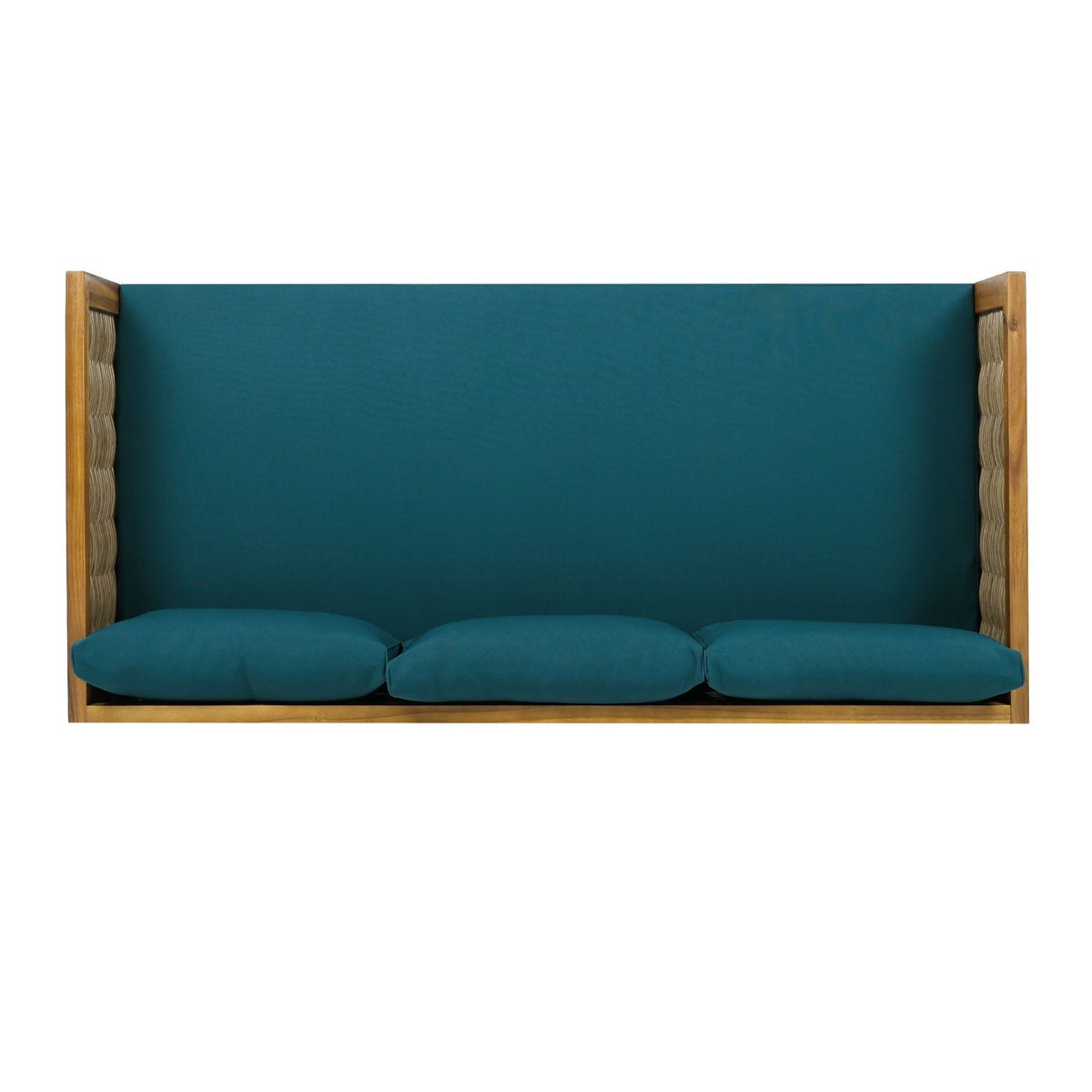 Claremont 3 Seater Daybed Teak Acacia Wood Water Resistant Cushions