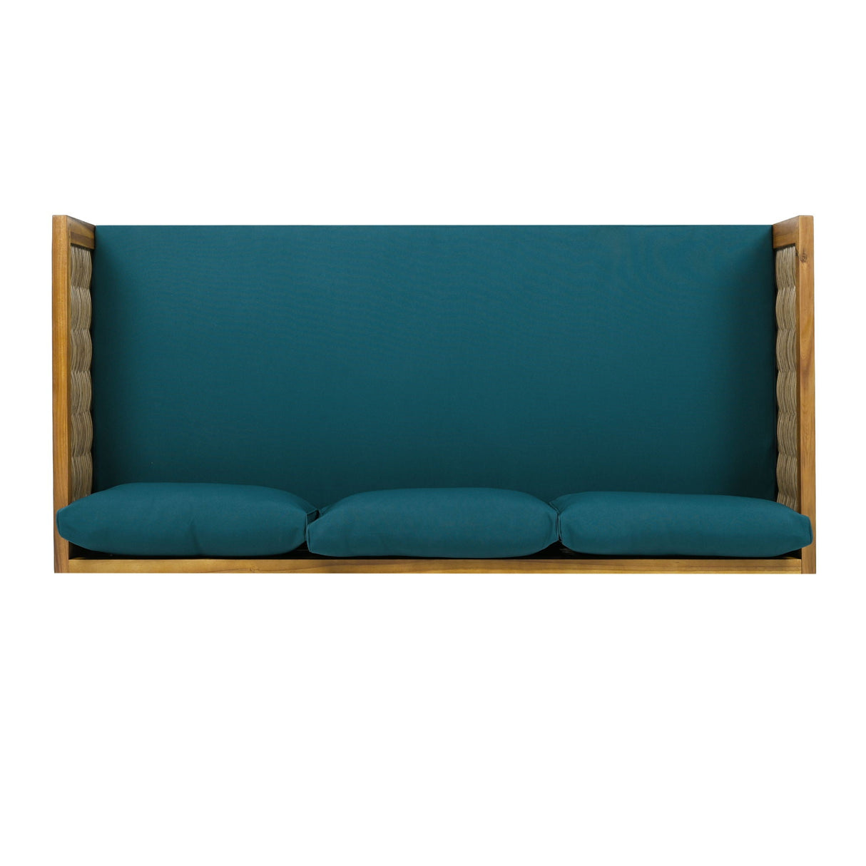 Claremont 3 Seater Daybed Teak Acacia Wood Water Resistant Cushions