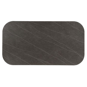Kasa - Dining Table - Sintered Stone Top & Champagne