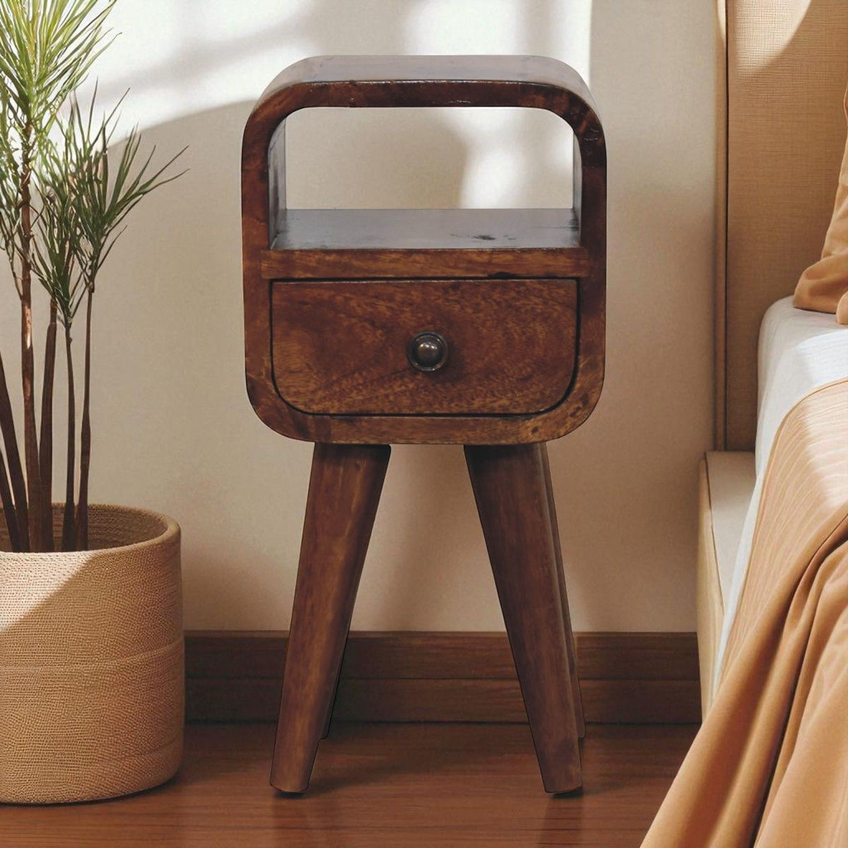 Mini Open Bedside Nightstand