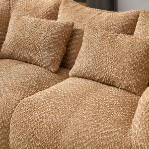 Comfortable Dual Beanbag Chair With High Resilience Foam Core For 2 People