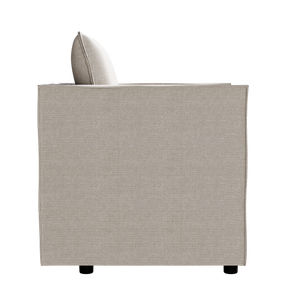 Modern Gray Single Sofa Chair
