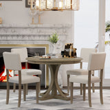 Isla Graceful Pedestal Dining Set for Four