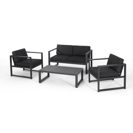 The Weather-Resistant Aluminum Outdoor Chat Set