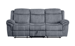 Zubaida - Two Tone 3 Piece Recliner Living Room Set