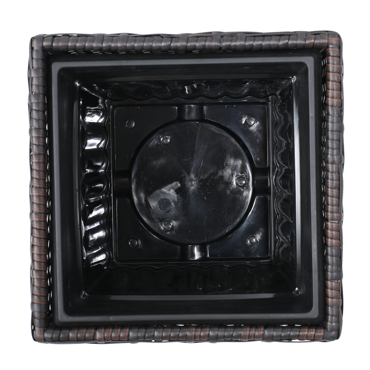 Rattan Flower Pot - Brown