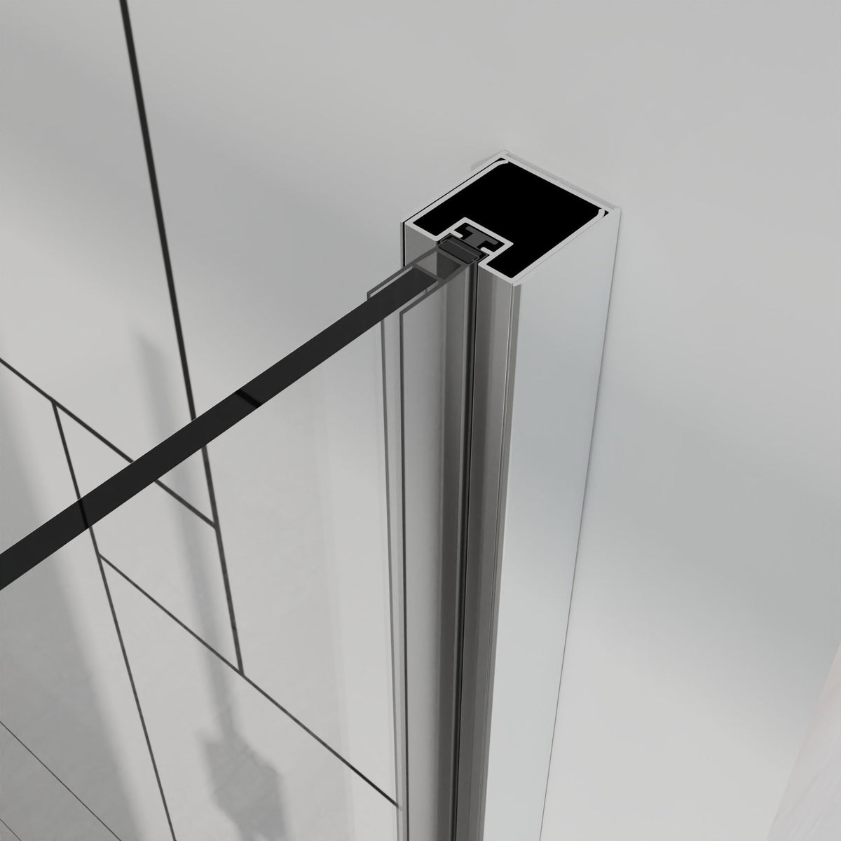 Frameless Bi Fold Shower Doors 30" W X 72" H - Chrome