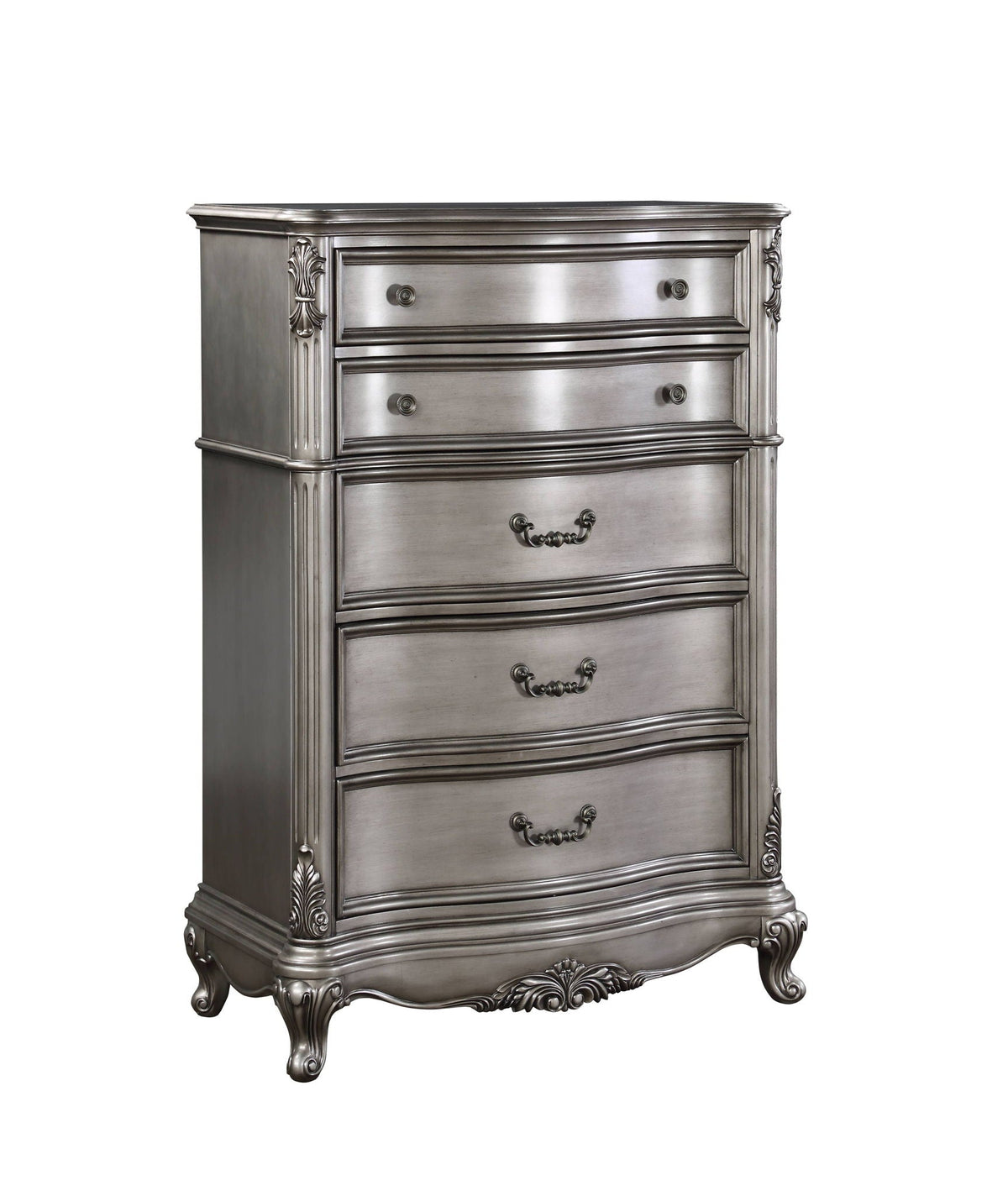Ariadne Chest in Antique Silver