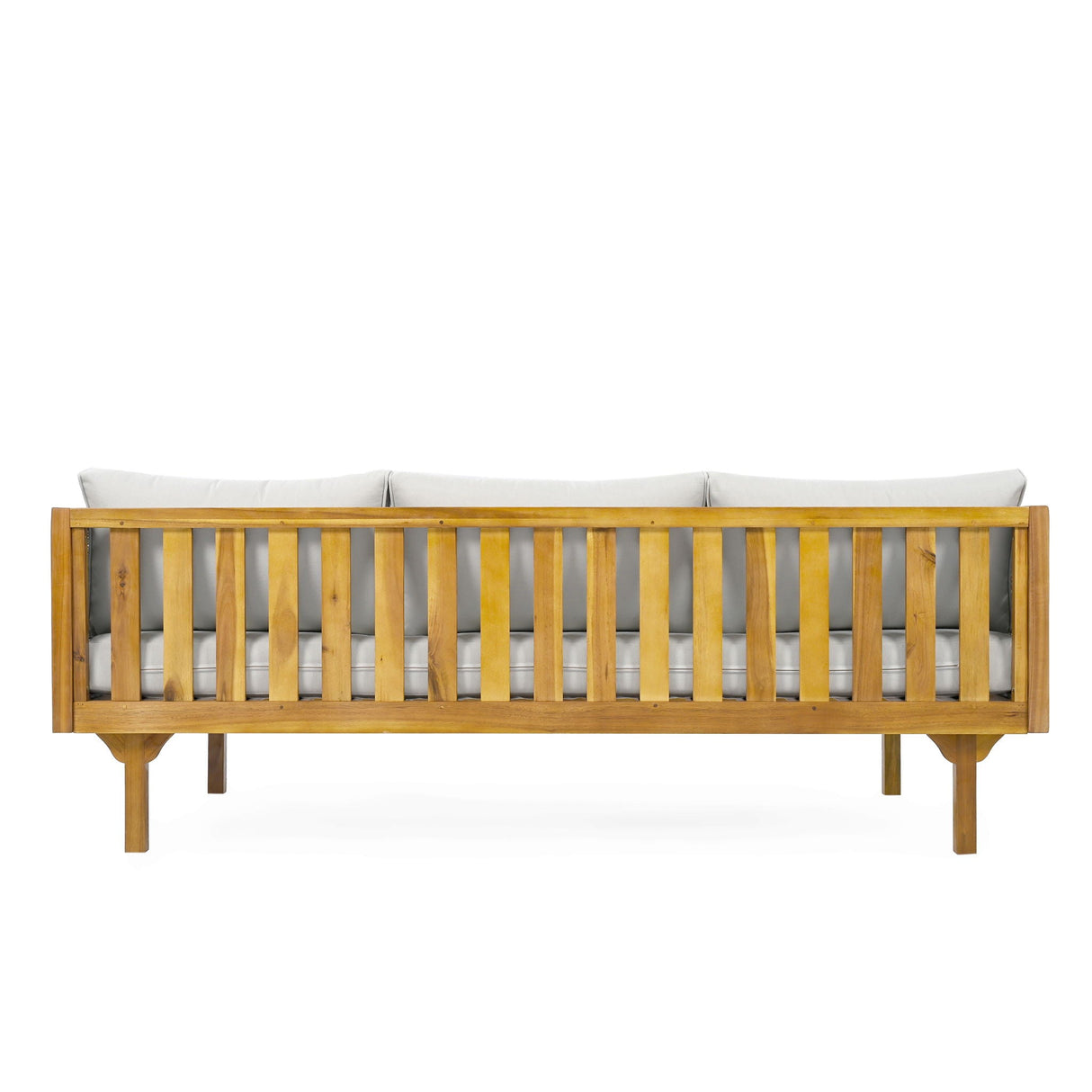 Claremont 3 Seater Daybed Teak Acacia Wood Water Resistant Cushions