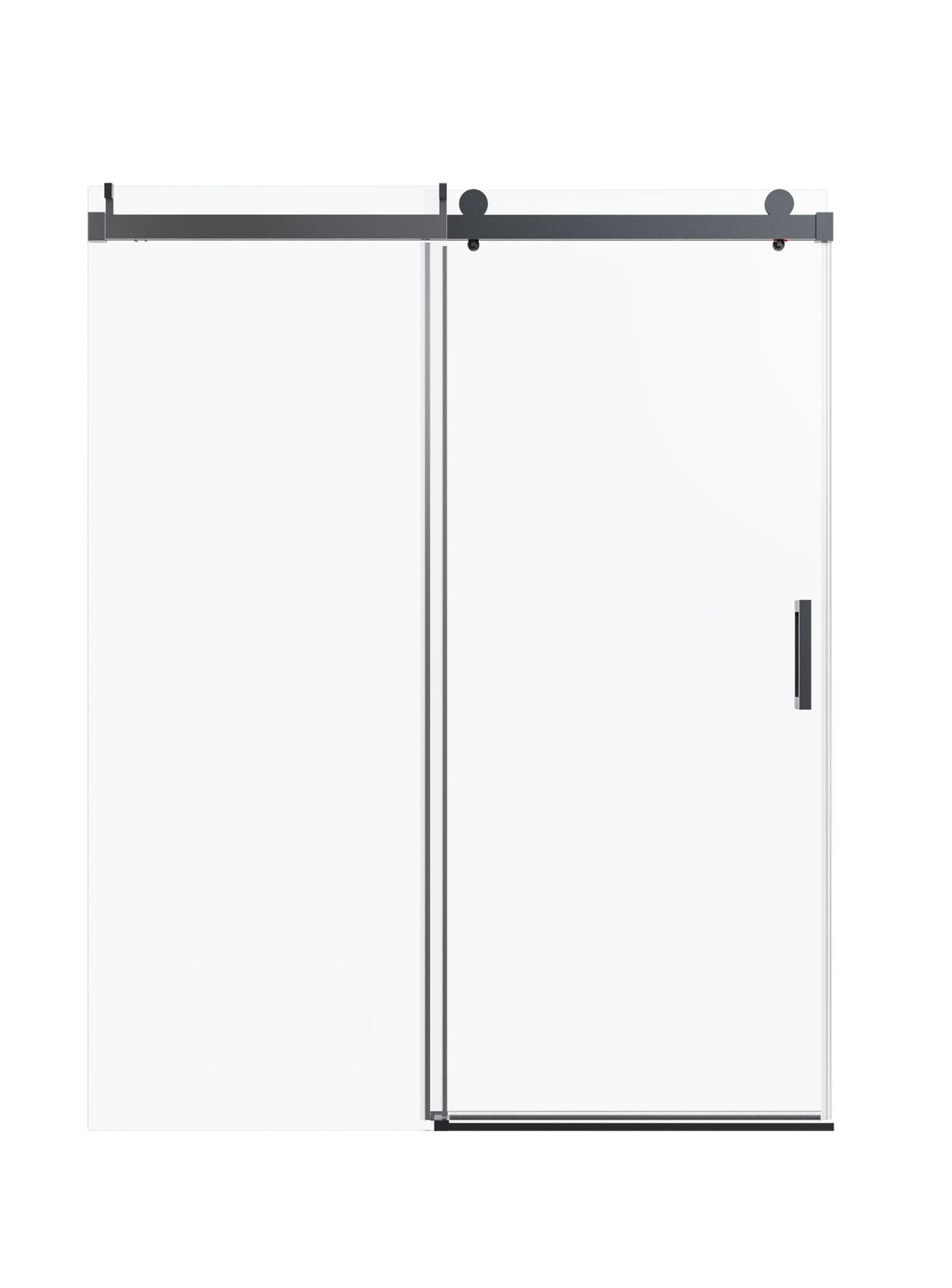 56-60" W x 76" H Frameless Single Sliding Soft-Close Shower Door