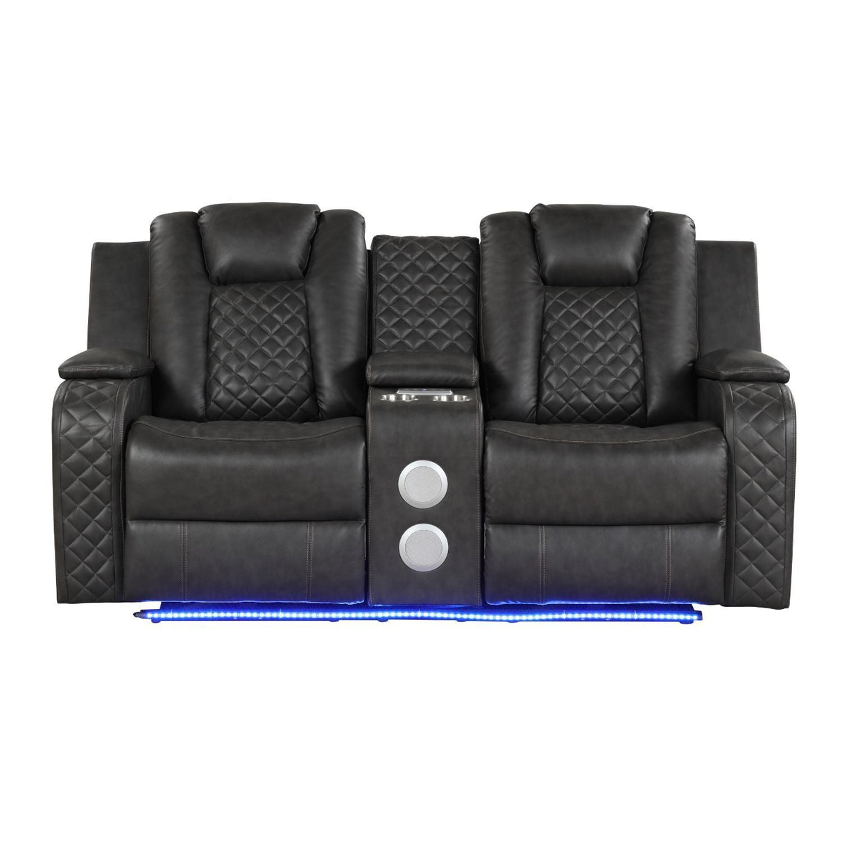 Benz - LED & Power Recliner With Adjustable Headrests And Ambient LED Lighting