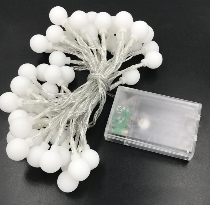 LED Fairy String Lights 2-10m 20-100 LEDs Warm Cool White Indoor Outdoor