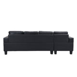 Modern Sectional Sofa Set with L Shape Chaise Lounge