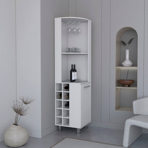 Kaia 70" Tall Corner Bar Cabinet