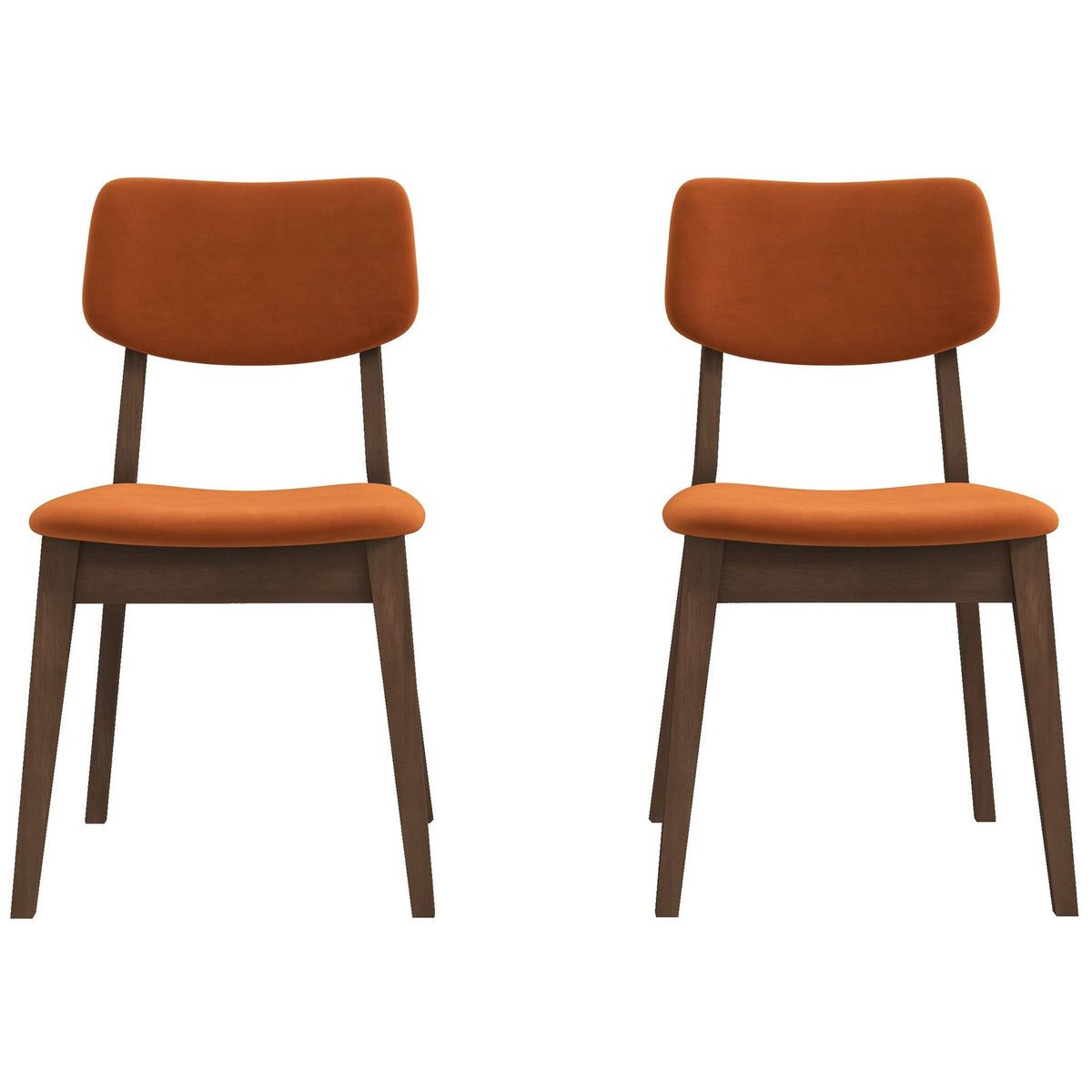 Carlos - Solid Back Side Chair (Set of 2)