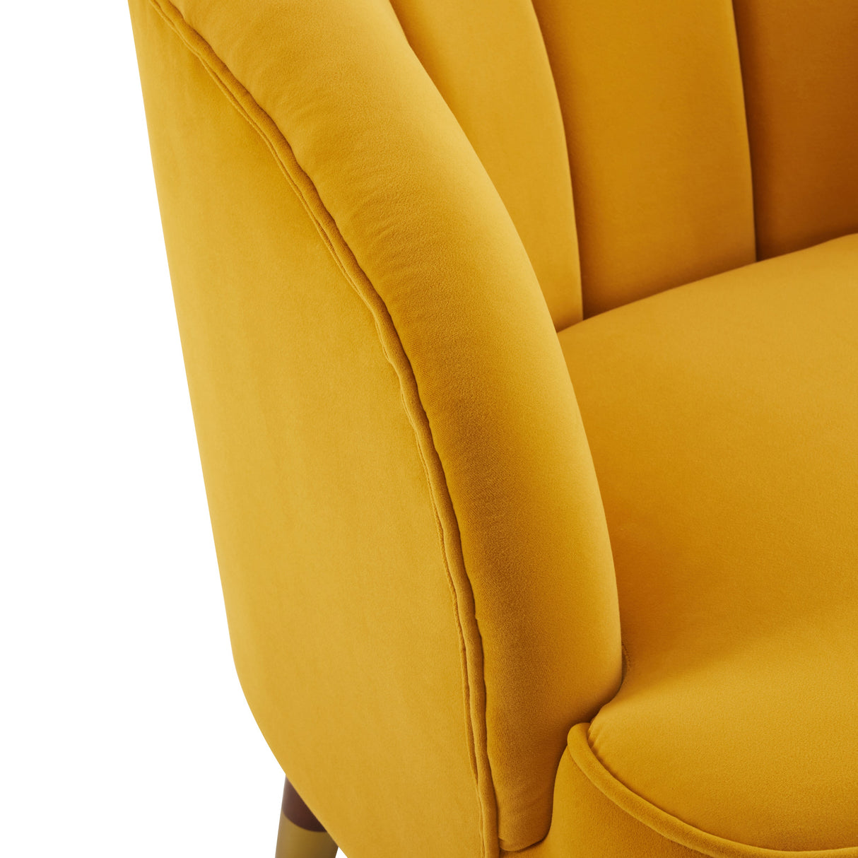 Upholstered Barrel Accent Chair