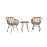 Antibes - 3 Piece Outdoor Patio Conversation Set