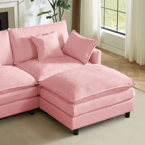 Modular Sectional Sofa - 110 Inch L Shaped Couch Set