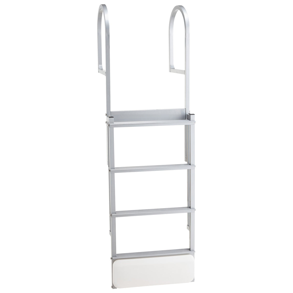 Retractable Dock Ladder, 4 Steps, Aluminum Alloy Swim Ladder