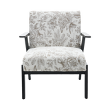 Mid-Century Modern Lounge Armchair - Seat Cushion (Beige + Grey)