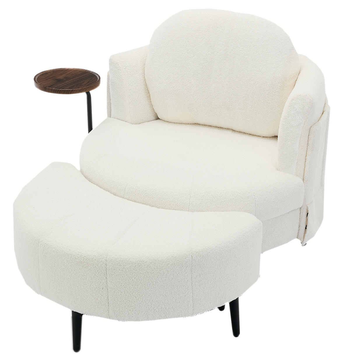 42.5' Single Sofa Chair in White