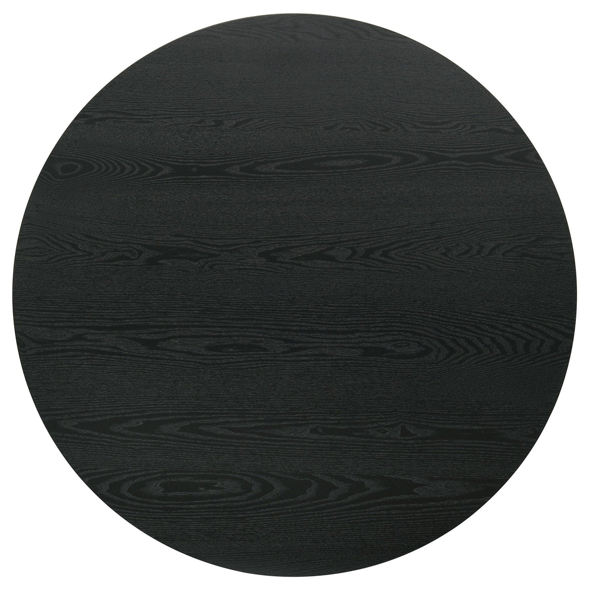 Hamlyn 43-inch Round Wood Counter Height Dining Table Black