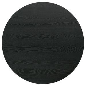 Hamlyn 43-inch Round Wood Counter Height Dining Table Black