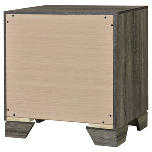 Funston - 2 Drawer Nightstand - Brown Oak