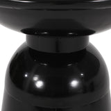 Modern pedestal side table set