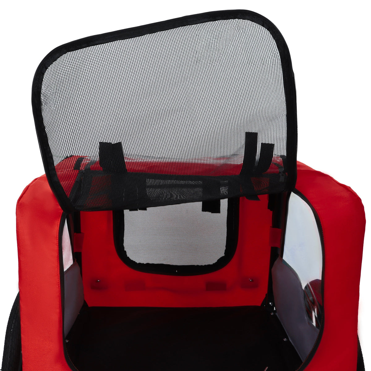 Pet Bike Trailer with Foldable Steel Frame - Small & Medium Pets
