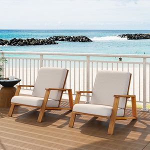 Outdoor Patio Lounge Chair (Set of 2)