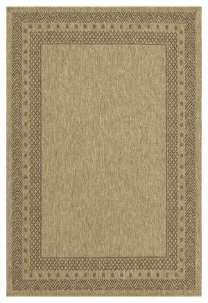 Earth GC_NTL1007 Jute/Mocha Indoor/Outdoor Area Rug