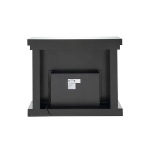 Nysa - 42" Fireplace - Mirrored & Faux Crystals