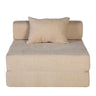 Convertible Floor Sofa Bed With Fixed Shape Frame For Living Room