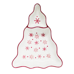 Winterfest Chip and Dip Tree Platter