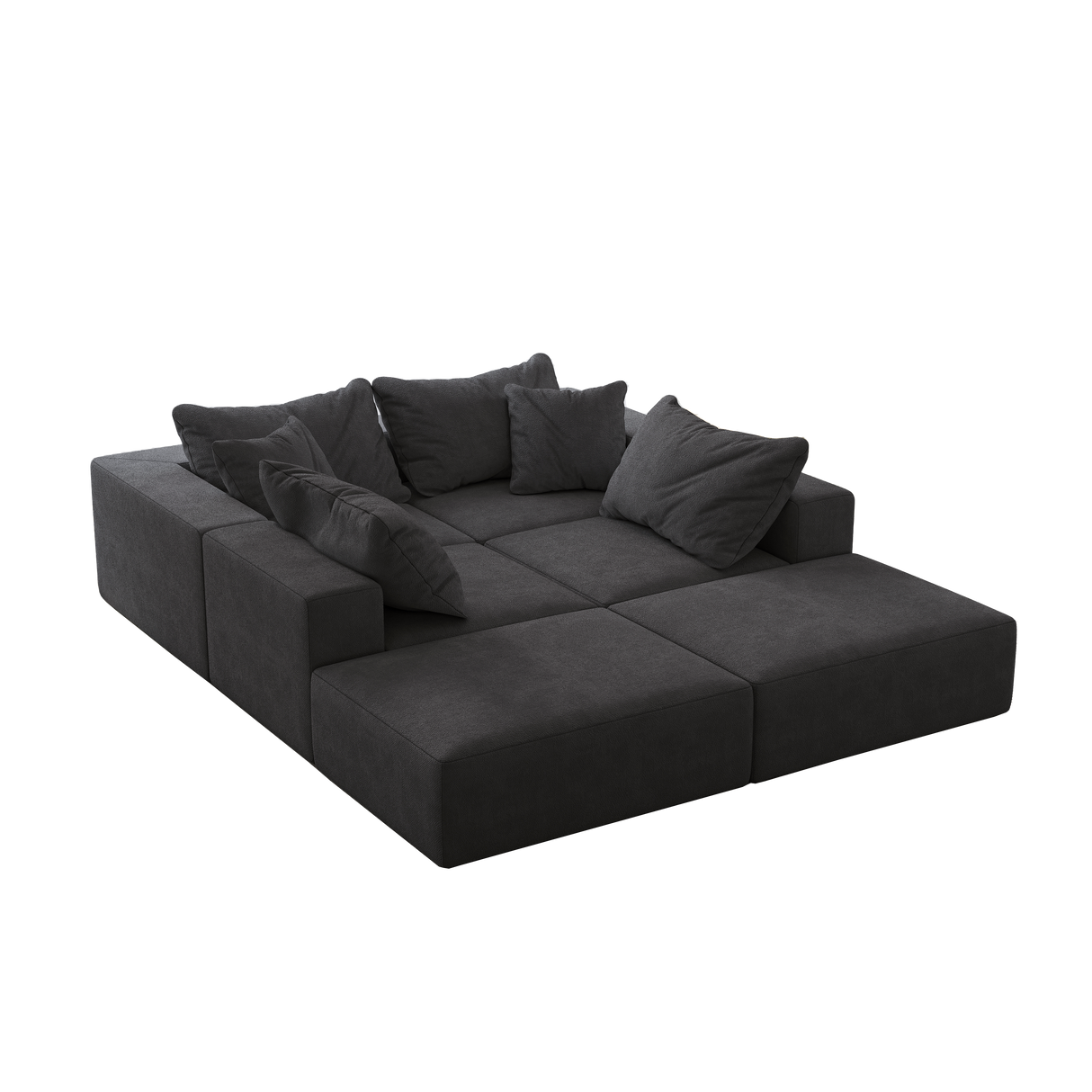 Oversized Sponge Cloud Sofa - Modern Sectional Couch Set