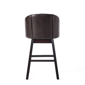 360 Degree Swivel Bar Stool With Stunning Nailhead Trim (Set of 2)