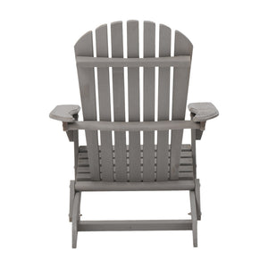 Oversize Outdoor Folding Adirondack Chair, Patio Chair For Garden