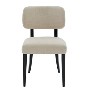 Kitchen Dining Chairs (Set of 2) - Cream