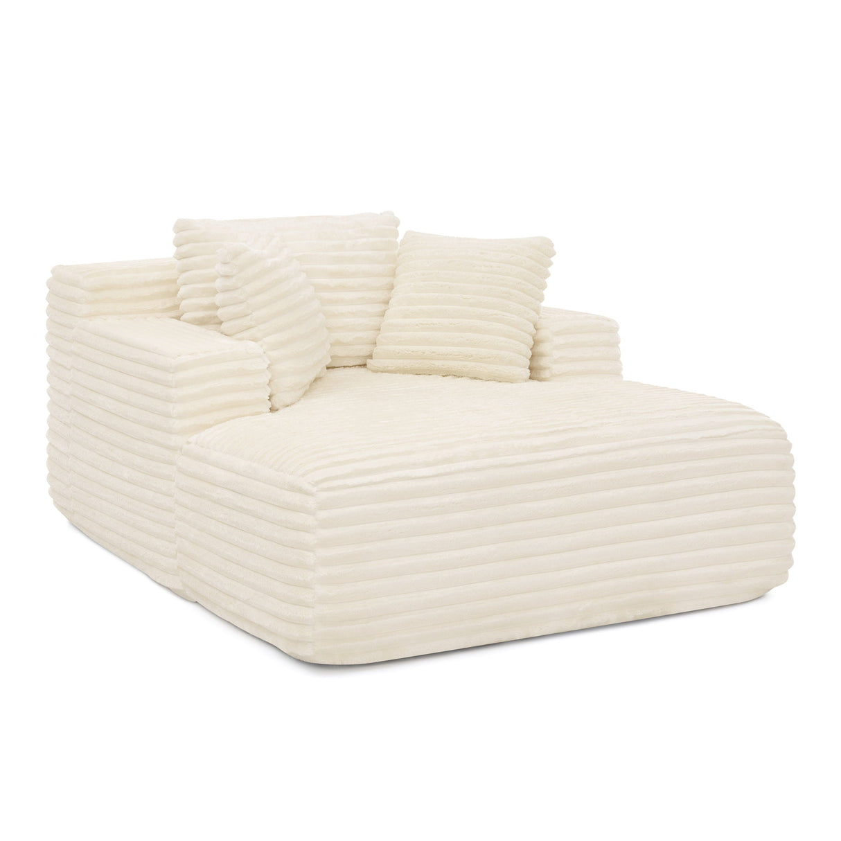 Chaise Lounge Sofa Bed With Deep Seat For Living Room