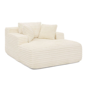Chaise Lounge Sofa Bed With Deep Seat For Living Room