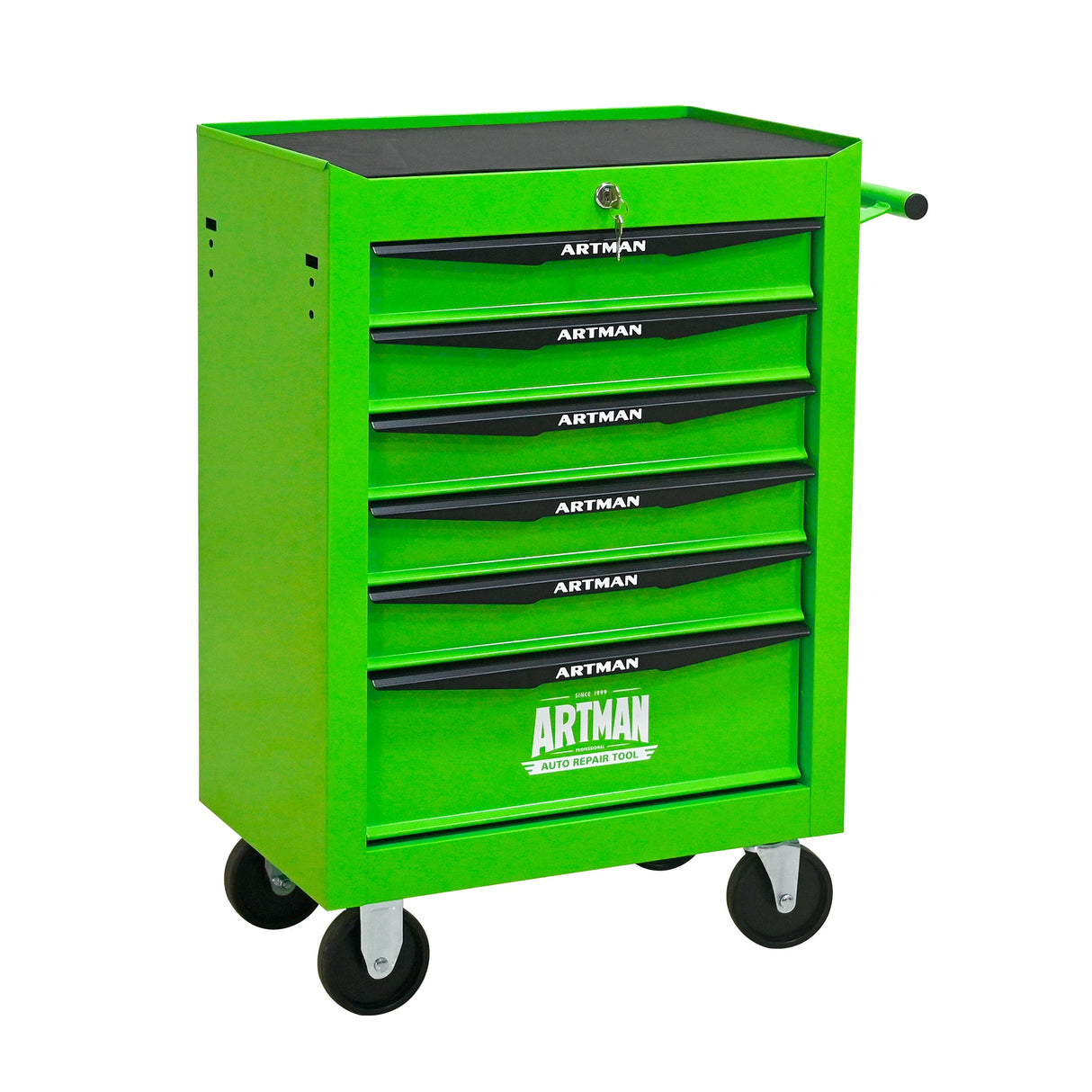 Rolling Metal Tool Chest with 6 Drawers, 20"