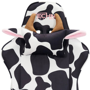 TS85 COW Print LUXX Series Gaming Chair32