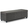 Avalon - Contemporary Storage Ottoman Bench