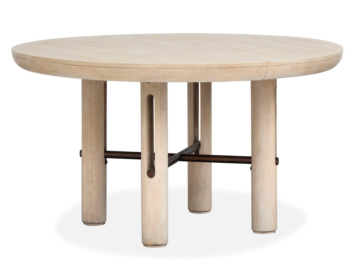 Sunset Cove - Extendable Round Dining Table - Sanibel Brown