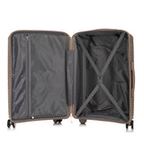 20'/24'/28' 3-Piece PP Spinner Wheel Luggage Set (Champagne)