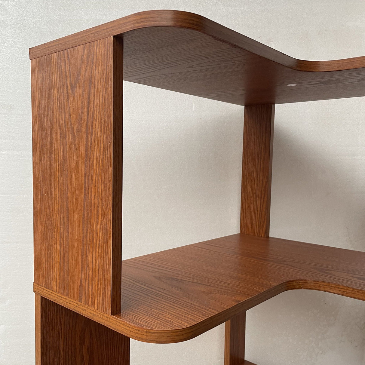 L-Shaped Corner Bookshelf