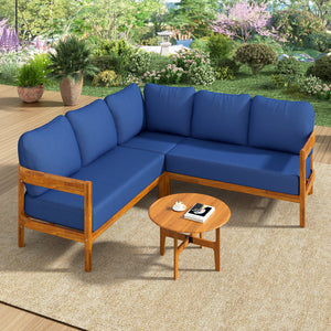 U_Style Acacia Solid Wood Patio Furniture Set