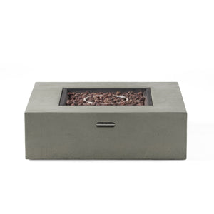 Modern 50, 000 Btu Square Fire Table With Propane Tank