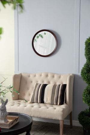 Transitional Decor Style Wall Mirror Decor With Frame For Bathroom